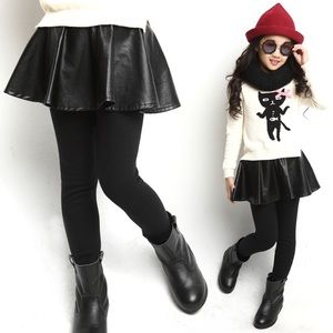 NWT girls faux leather mini skirt